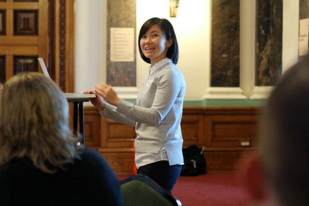 May-N Leow, Head of the Local Digital Collaboration Unit, hosts a workshop session at the LocalGov Design Day in Birmingham.