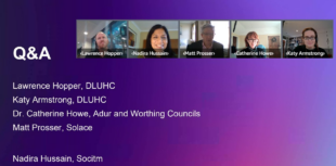 Panel members for a Q&A session