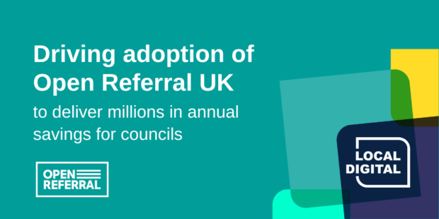 The Local Digital team is pleased to announce an ambitious three year plan for Open Referral UK (ORUK) data standard that could deliver millions of pounds of potential savings and help get citizens access to better quality information when they need it.