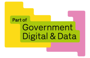 A card saying 'Part of Government Digital & Data'