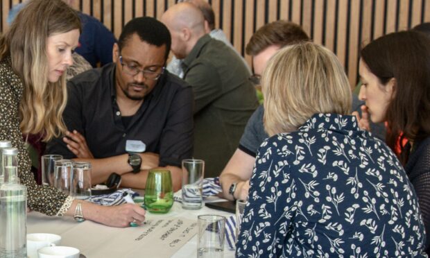 MHCLG teams in a workshop