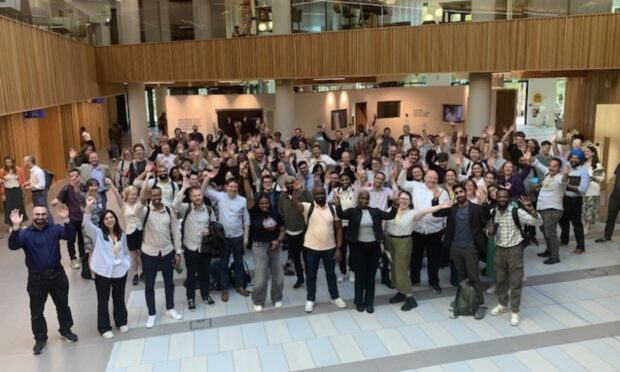 a group photo of all participants