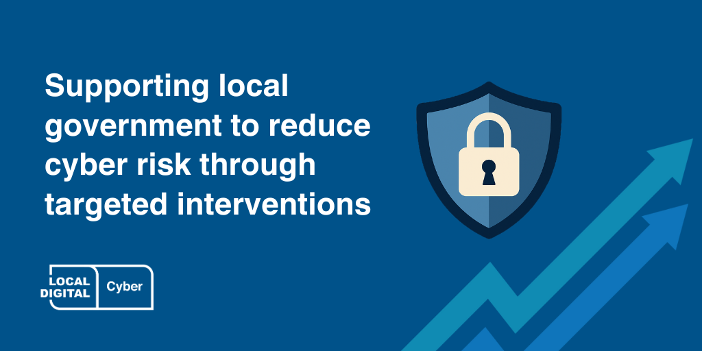 Image for Local Digital's 'Supporting local government to reduce cyber risk through targeted interventions' blog