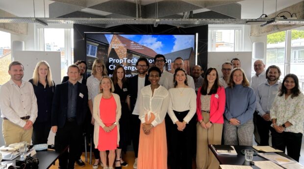 A group of judges from across government and industry, grouped for a picture on day 3 of the bootcamps
