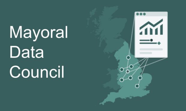 A title card showing the map of England and the words 'Mayoral Data Council'