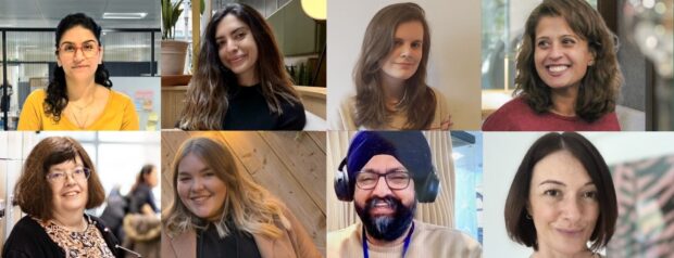 headshots of previous years' International Women's Day blog post contributors